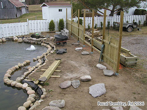 Conseils de construction d'un Jardin d'eau - Construction bassin extrieur tang de jardin