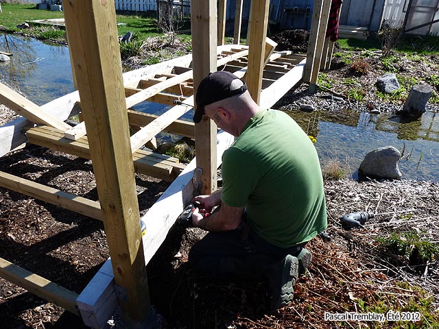 Construire un Pont en bois Trait - Pont en bois pour bassin de jardin