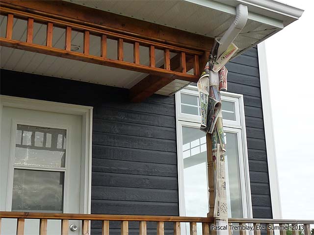 Peindre un porche en bois - Prservateur pour bois - comment peindre une terrasse