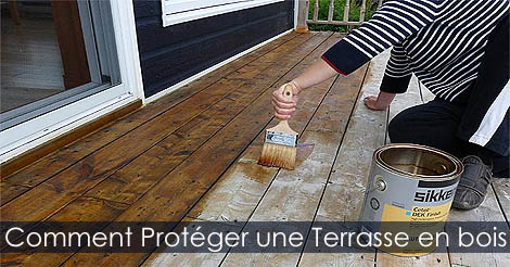 Revtement pour terrasse - Comment protger le bois d'une terrasse - Teinture pour bois extrieur