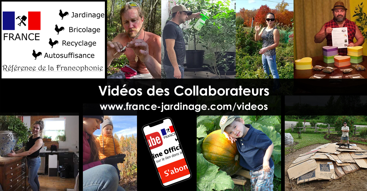 Jardinage Bricolage Autosuffisance Belgique France - Vidéos des collaborateurs