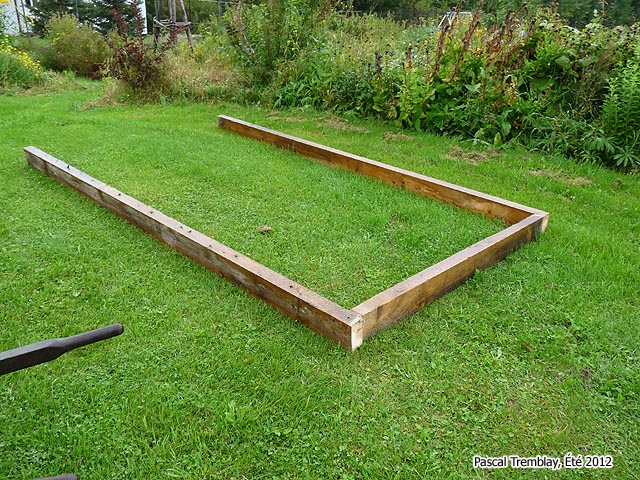 Une remise en bois pour jardinier